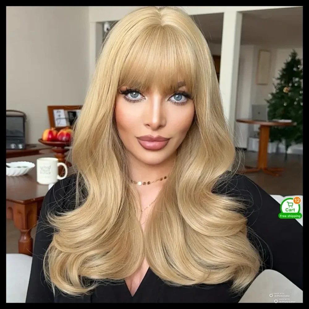 LUXURIOUS HAIR 24” Golden Blonde Wig - Picture 1 of 14